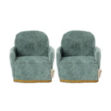 Maileg: fotele dla myszek Chair Set - Noski Noski