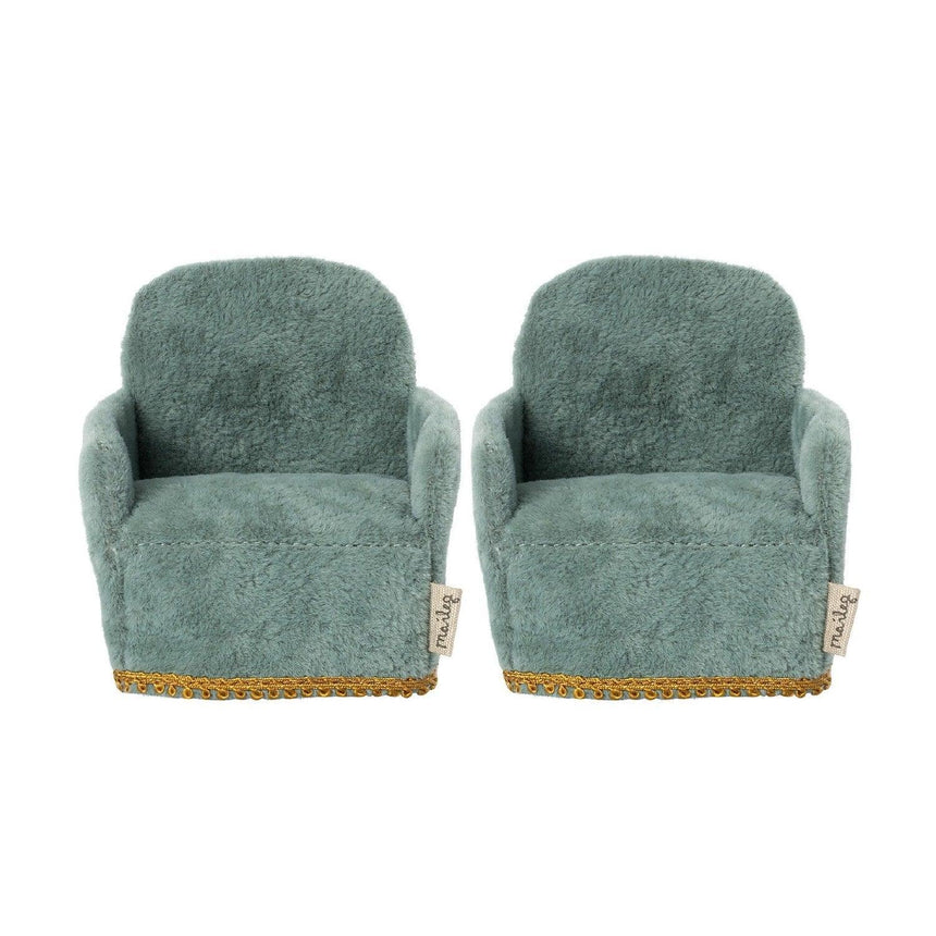 Maileg: fotele dla myszek Chair Set - Noski Noski