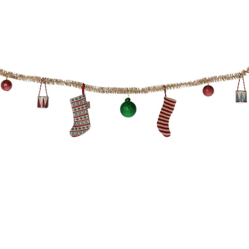 Maileg: girlanda świąteczna Christmas Gold Large - Noski Noski