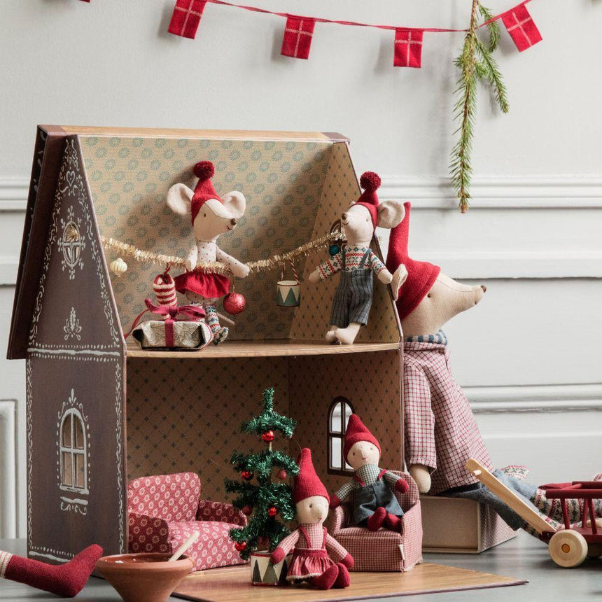Maileg: girlanda świąteczna Christmas Gold Small - Noski Noski