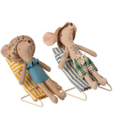 Maileg: leżaki dla myszek Beach Chair Set - Noski Noski