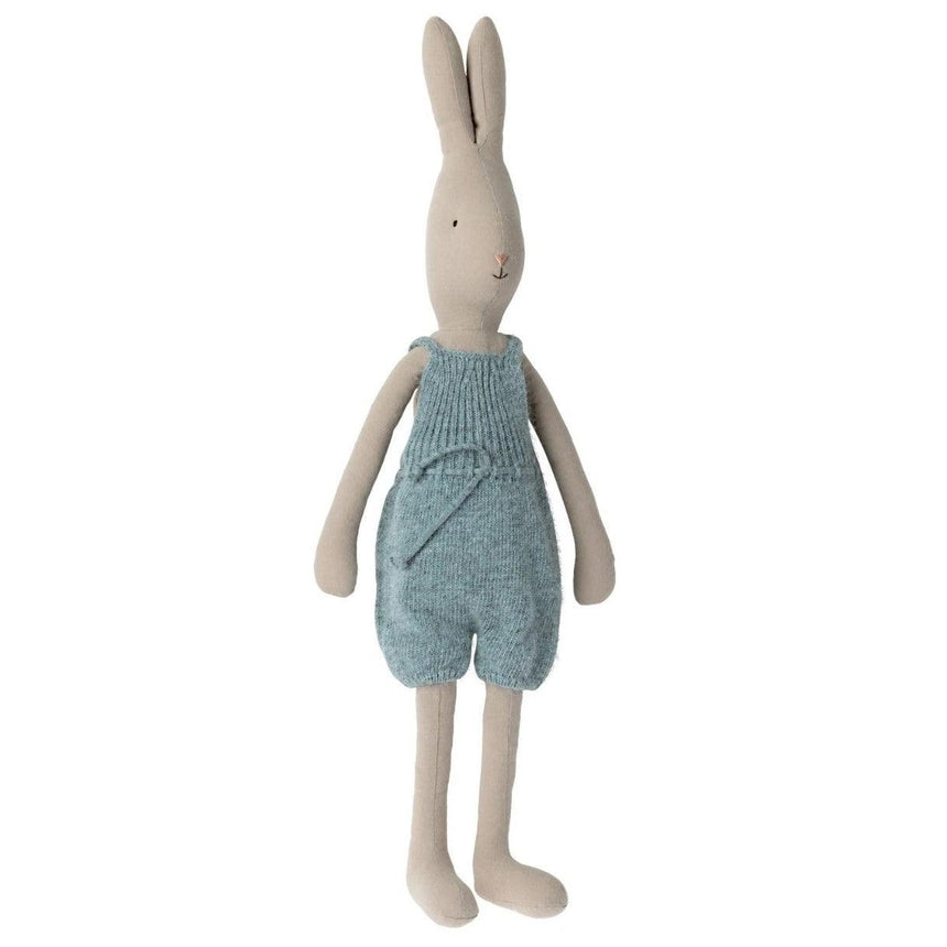 Maileg: maskotka królik w dzianinowym kombinezonie 62 cm - Noski Noski