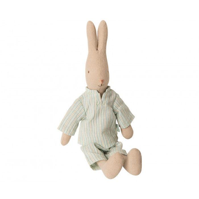 Maileg: maskotka królik w piżamie w paski 25 cm - Noski Noski