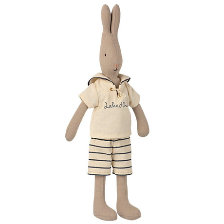 Maileg: maskotka królik w stroju marynarskim Off-White 32 cm - Noski Noski