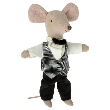 Maileg: maskotka mysz Kelner 15 cm - Noski Noski