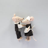 Maileg: maskotka mysz Kelner 15 cm - Noski Noski