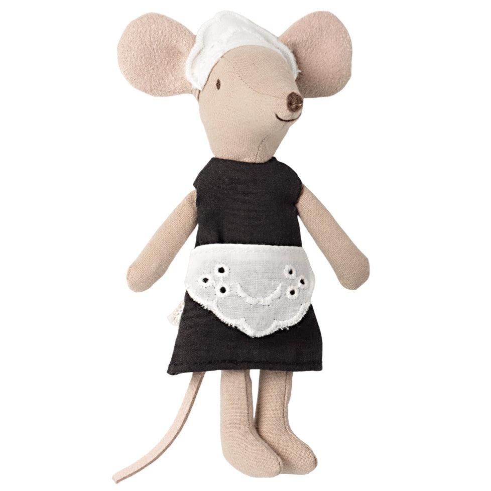 Maileg: maskotka myszka Pokojówka 15 cm - Noski Noski