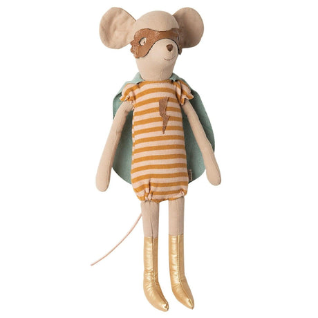 Maileg: maskotka myszka superbohaterka Super Hero Girl 31 cm - Noski Noski