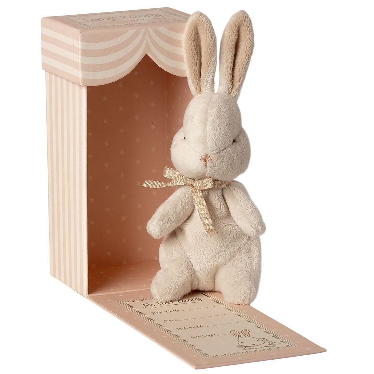 Maileg: maskotka w pudełku króliczek My First Bunny - Noski Noski