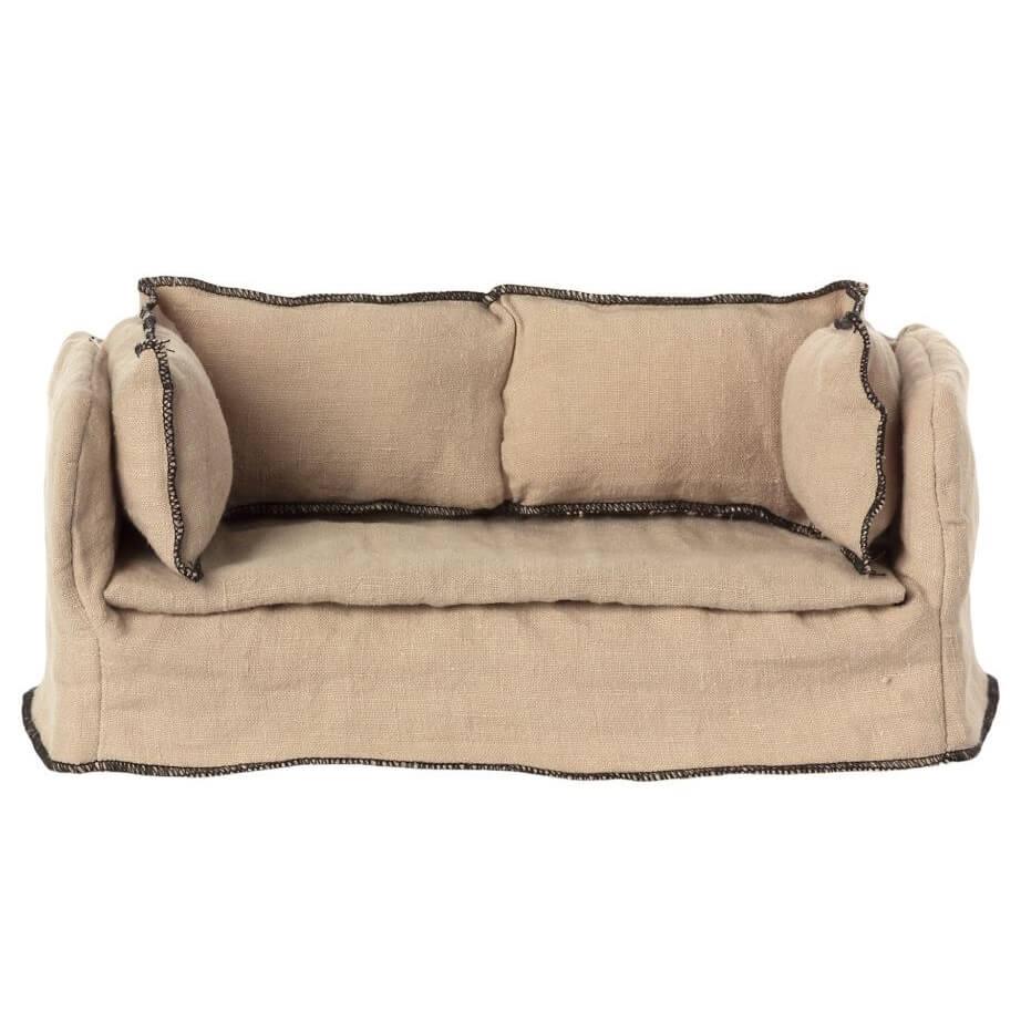 Maileg: miękka kanapa dla przytulanek Miniature Couch - Noski Noski