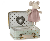 Maileg: myszka aniołek Angel Mouse In Suitcase - Noski Noski