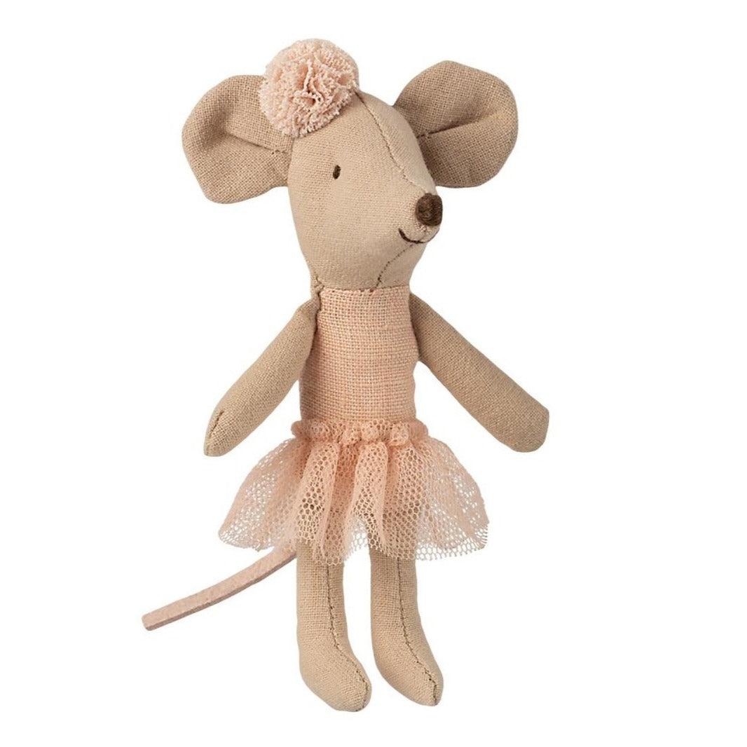 Maileg: myszka baletnica Ballerina Little Sister 10 cm - Noski Noski