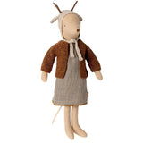 Maileg: myszka Girl Mouse Medium 31 cm - Noski Noski