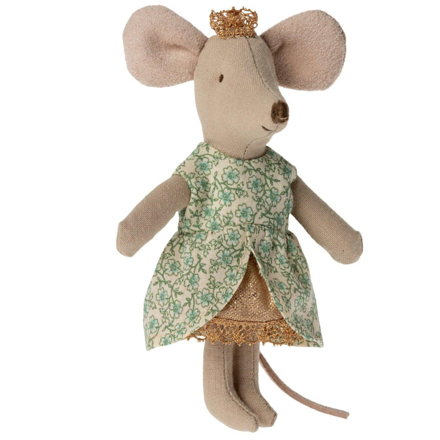 Maileg: myszka księżniczka w pudełku Princess Mouse in Box Little Sister 11 cm - Noski Noski