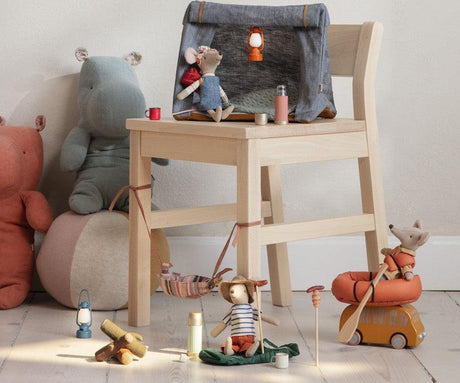 Maileg: myszka podróżnik Hiker Mouse Big Brother 13 cm - Noski Noski
