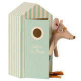 Maileg: myszka starszy brat Big Brother in Cabin de Plage 13 cm - Noski Noski