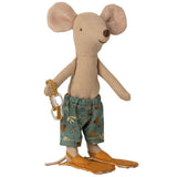 Maileg: myszka starszy brat Big Brother in Cabin de Plage 13 cm - Noski Noski