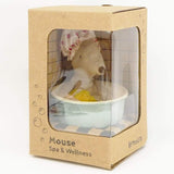 Maileg: myszka w kąpieli Mouse Spa & Wellness Big Sister 13 cm - Noski Noski