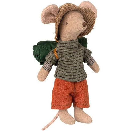 Maileg: myszka włóczykij Hiker Mouse Big Brother 12 cm - Noski Noski