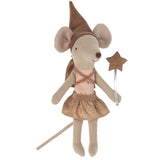 Maileg: myszka wróżka zębuszka Tooth Fairy Big Sister Rose 13 cm - Noski Noski