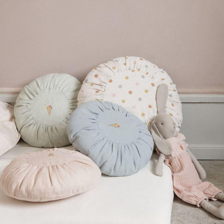 Maileg: okrągła poduszka Cushion - Noski Noski