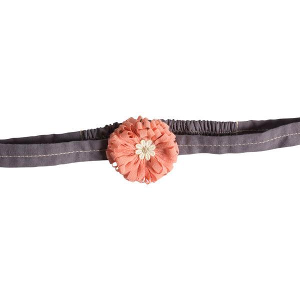 Opaska na głowę Maileg Big Flower Melon z pięknym kwiatkiem, idealna dla małych fashionistek, duński design.