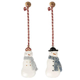 Maileg: ozdoba choinkowa bałwanek Metal Ornament Snowman 1 szt. - Noski Noski