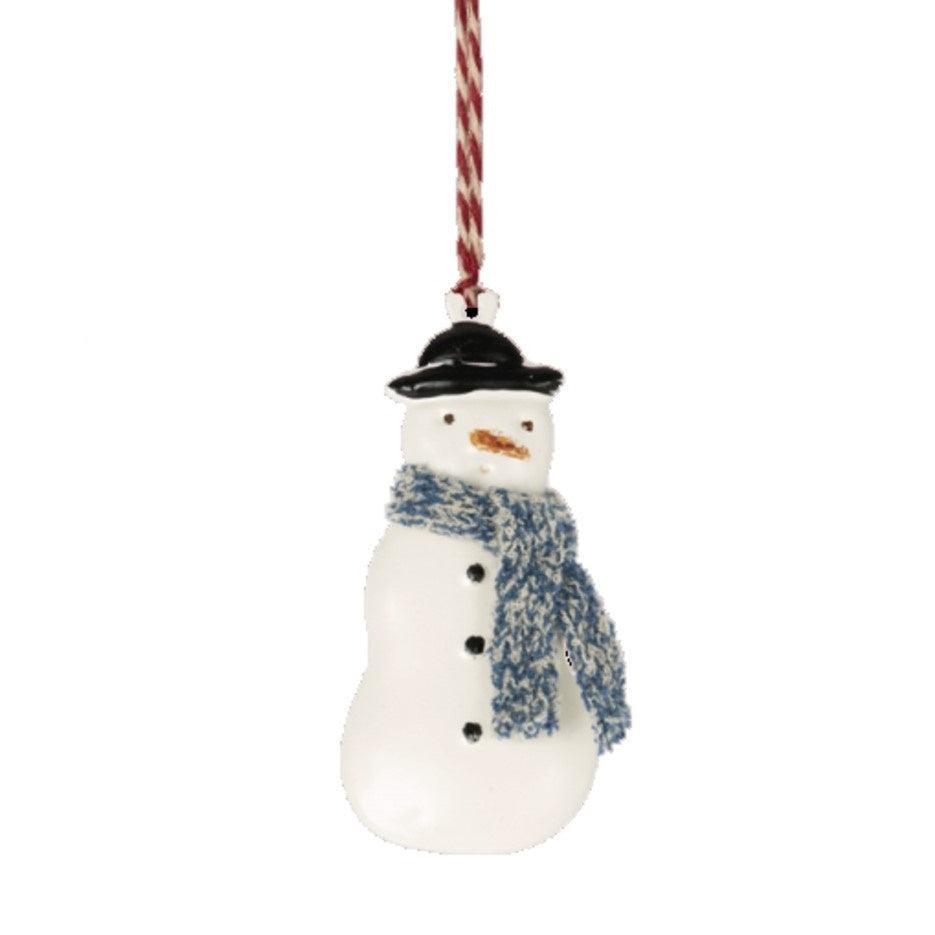 Maileg: ozdoba choinkowa bałwanek Metal Ornament Snowman 1 szt. - Noski Noski
