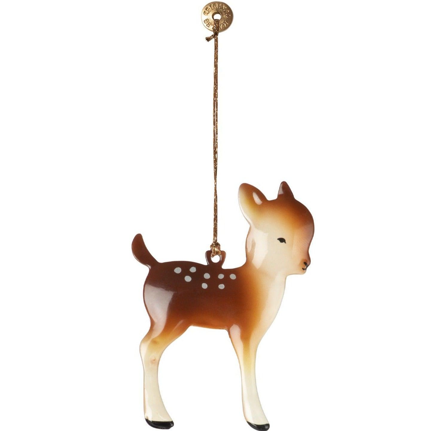 Maileg: ozdoba choinkowa bambi Metal Ornament 1 szt. - Noski Noski