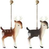 Maileg: ozdoba choinkowa bambi z porożem Metal Ornament 1 szt. - Noski Noski