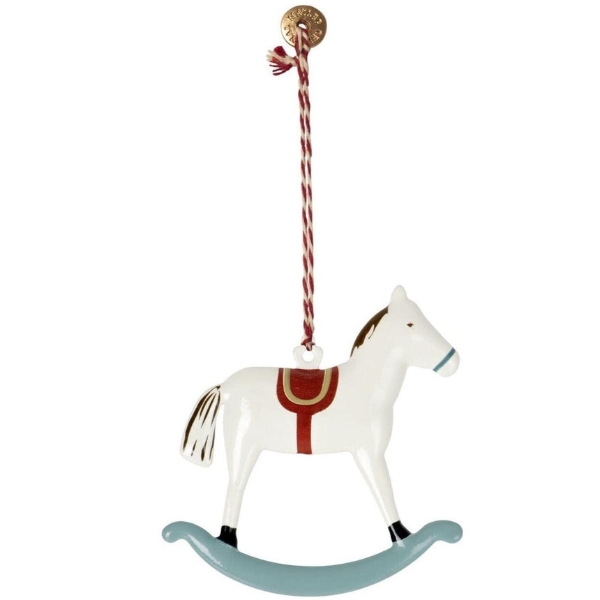 Maileg: ozdoba choinkowa konik Metal Ornament 1 szt. - Noski Noski