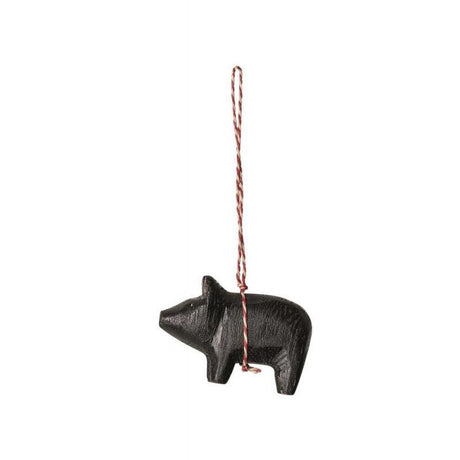 Maileg: ozdoba choinkowa świnka Wooden Pig Ornament 1 szt. - Noski Noski