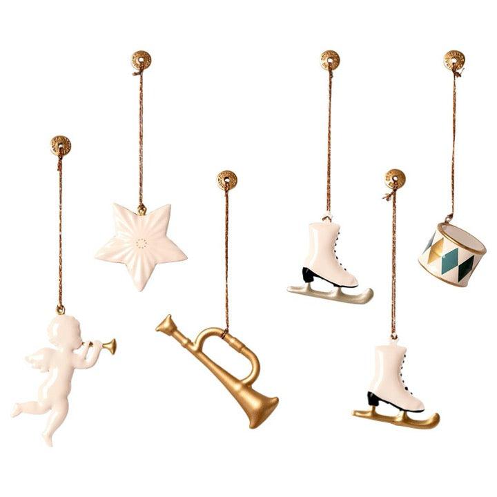 Maileg: ozdoby choinkowe w pudełku Vintage Decorations 6 szt. - Noski Noski