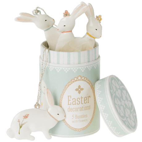 Maileg: ozdoby wielkanocne Easter Bunny Ornaments 5 szt. - Noski Noski