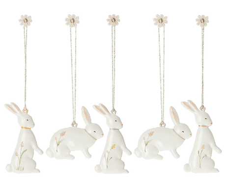 Maileg: ozdoby wielkanocne Easter Bunny Ornaments 5 szt. - Noski Noski