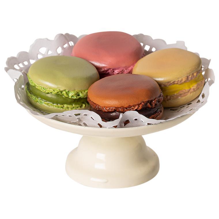 Maileg: patera z makaronikami Macarons et Chocolat Chaud - Noski Noski