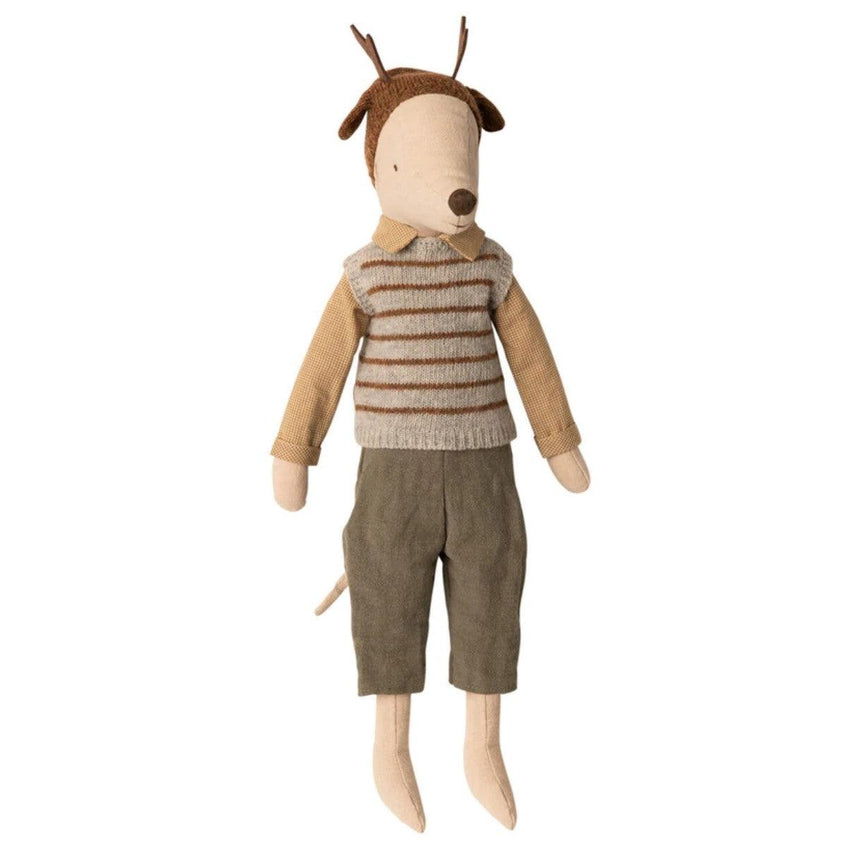 Maileg: przytulanka Boy Mouse Maxi 50 cm - Noski Noski