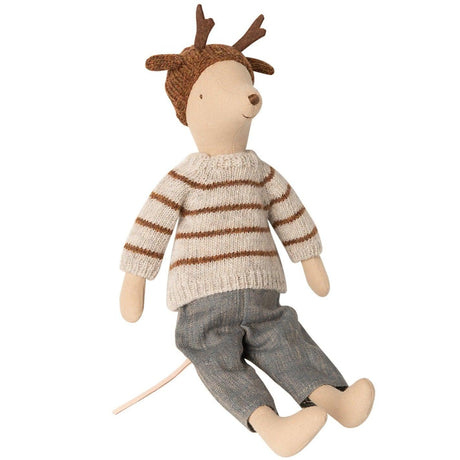 Maileg: przytulanka myszka Bambi Boy Mouse Medium 31 cm - Noski Noski