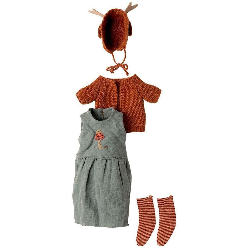 Maileg: przytulanka myszka renifer Reindeer Mouse Maxi 50 cm - Noski Noski
