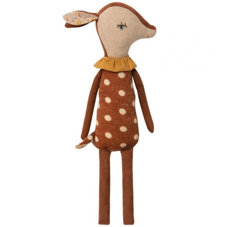 Pluszowa maskotka Bambi Maileg, urocza sarenka z najwyższej jakości bawełny i poliestru, idealna do przytulania i zabawy.