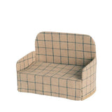 Maileg: sofa dla myszek w kratę Couch - Noski Noski