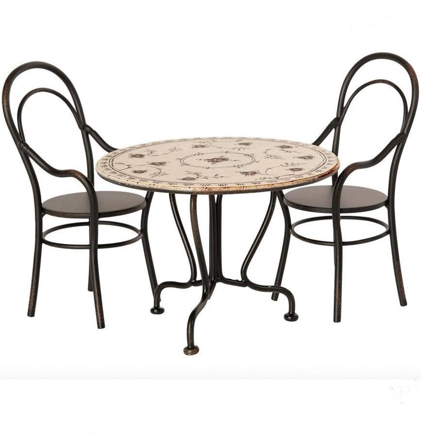Maileg: stolik z krzesłami Vintage - Noski Noski