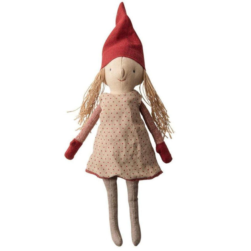 Maileg: świąteczna przytulanka Winter Friends Pixy Girl - Noski Noski
