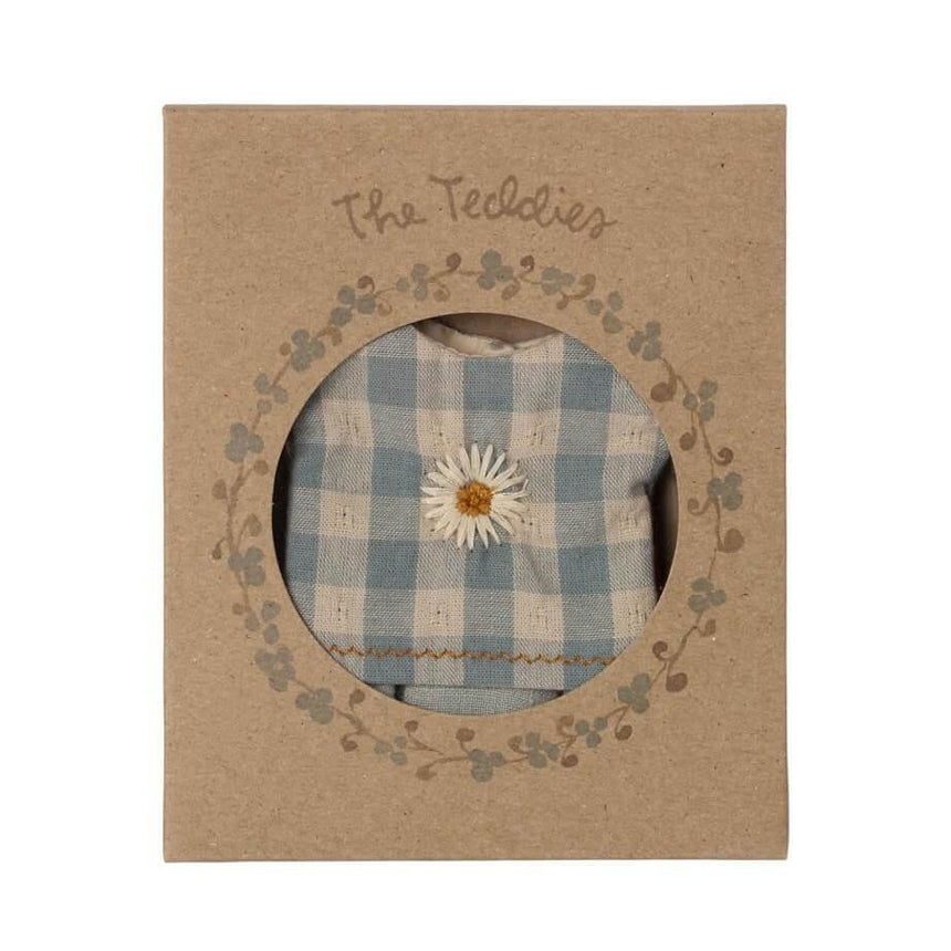 Maileg: ubranko dla misia sukienka niebieska Dress for Teddy Mum - Noski Noski