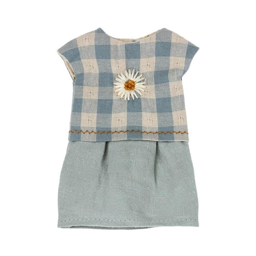 Maileg: ubranko dla misia sukienka niebieska Dress for Teddy Mum - Noski Noski
