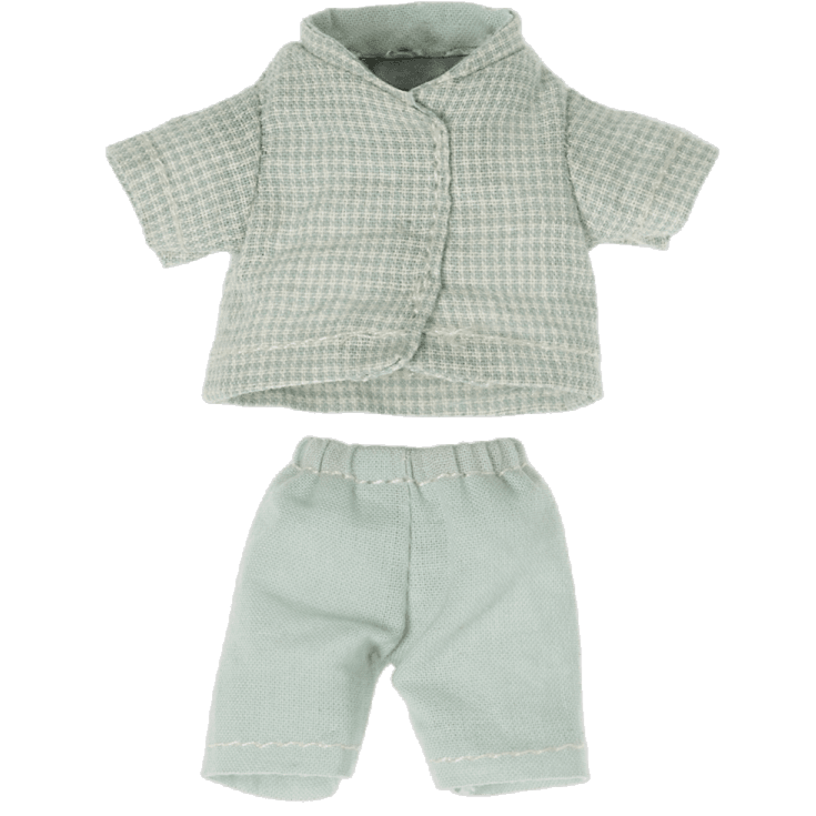 Maileg: ubranko piżama dla myszki Pyjamas for Little Brother Mouse - Noski Noski