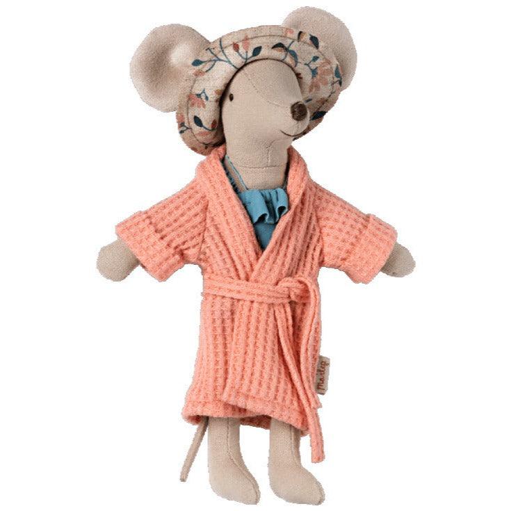 Maileg: ubranko szlafrok dla myszki Bathrobe for Mum and Dad Mouse - Noski Noski