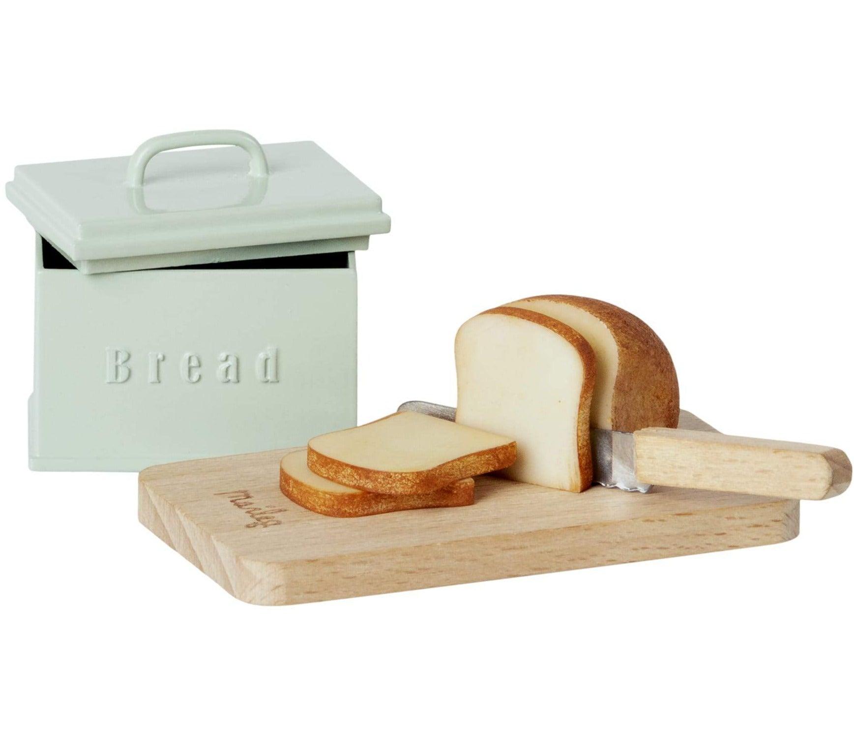 Maileg: zestaw kuchenny do chleba Bread Box - Noski Noski