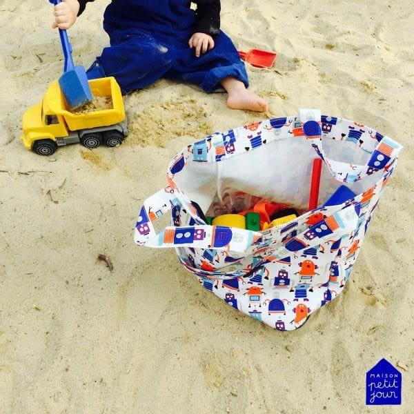 Maison Petit Jour: torba plażowa Anti-Sand - Noski Noski