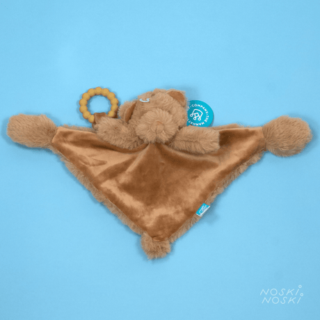 Manhattan Toy: dou dou misio Sleepy Time Bear Soft Blankie - Noski Noski